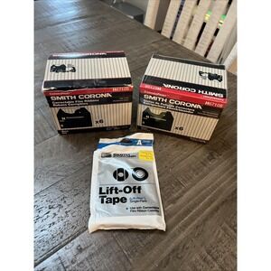 Vtg Smith‎ Corona Correctable Typewriter Ribbon Lot Black Lift-Off Tape